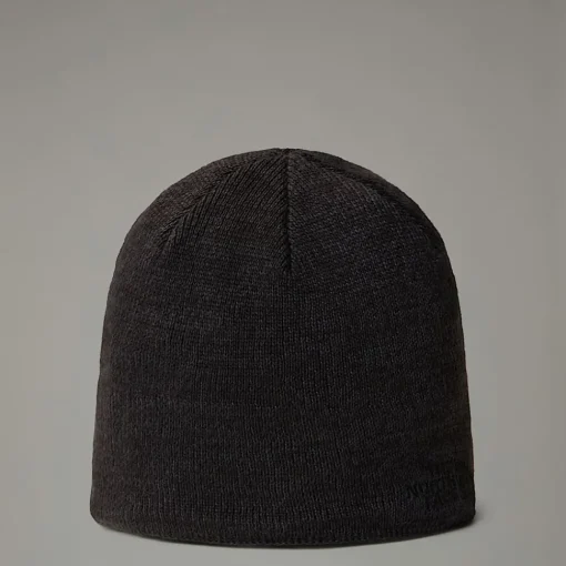 New The North Face Bonnet Jim TNF Black Heather