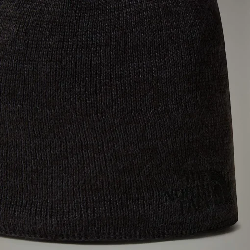 New The North Face Bonnet Jim TNF Black Heather