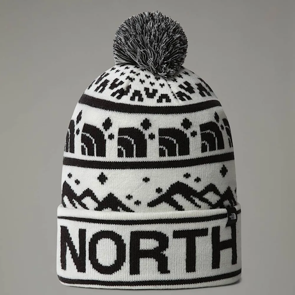 Cheap The North Face Bonnet Ski Tuke GARDENIA WHITE/TNF BLACK