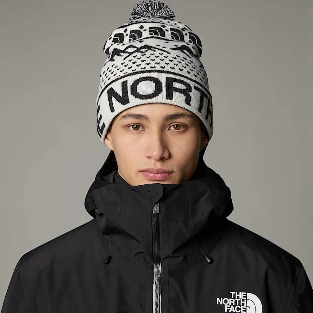 Cheap The North Face Bonnet Ski Tuke GARDENIA WHITE/TNF BLACK