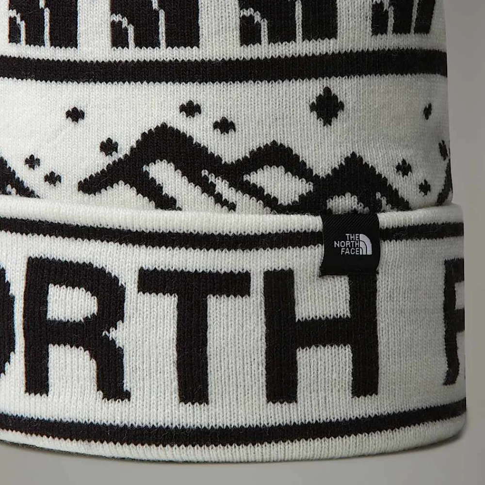 Cheap The North Face Bonnet Ski Tuke GARDENIA WHITE/TNF BLACK