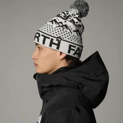 Cheap The North Face Bonnet Ski Tuke GARDENIA WHITE/TNF BLACK