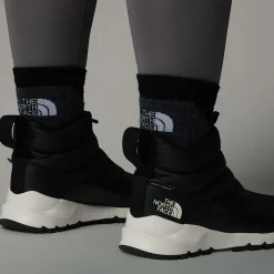 Cheap The North Face Bottines D'hiver Imperméables Zippées ThermoBall™ Progressive II Pour Femme TNF BLACK/GARDENIA WHITE