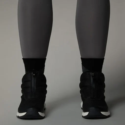 Cheap The North Face Bottines D'hiver Imperméables Zippées ThermoBall™ Progressive II Pour Femme TNF BLACK/GARDENIA WHITE