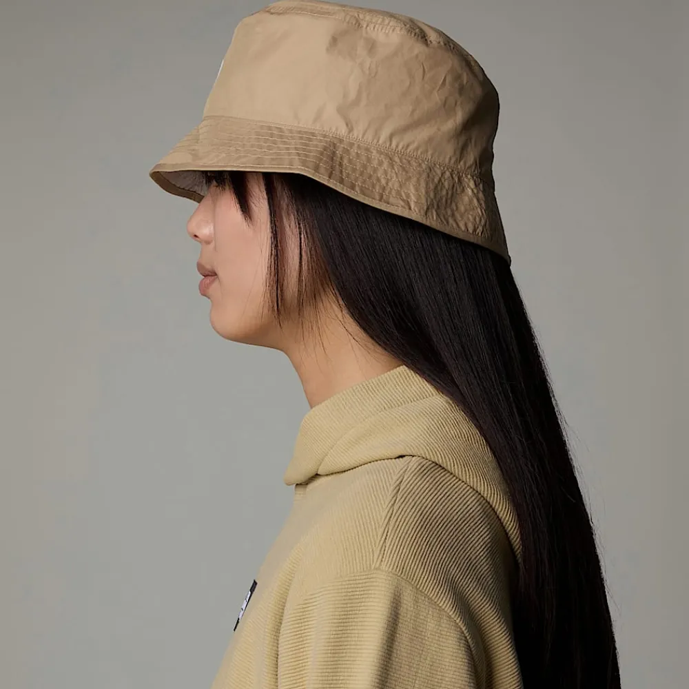 Online The North Face CHAPEAU SUN STASH Khaki Stone-White Dune