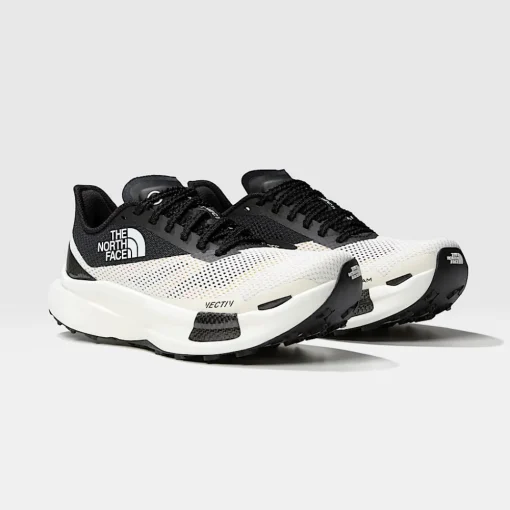 New The North Face Chaussures De Trail Summit VECTIV™ Pro II Pour Femme White Dune-TNF Black