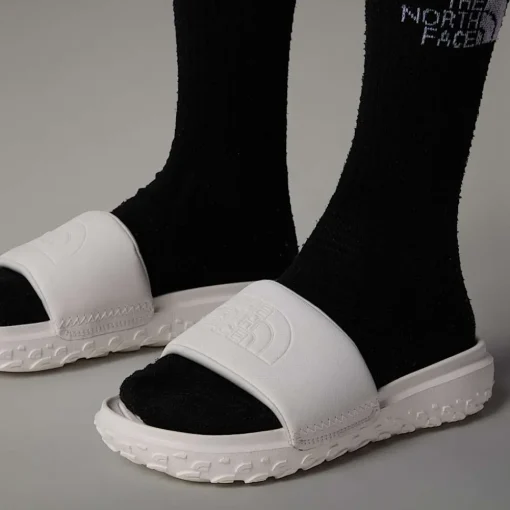 Cheap The North Face Claquettes Souples Never Stop Pour Femme WHITE DUNE/WHITE DUNE