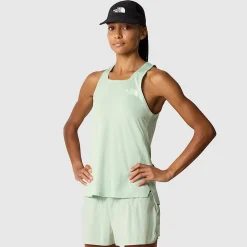 New The North Face Débardeur De Course Summit High Trail Run Pour Femme Misty Sage