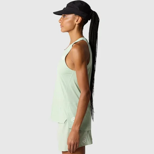 New The North Face Débardeur De Course Summit High Trail Run Pour Femme Misty Sage
