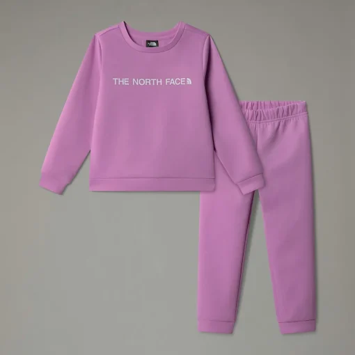 New The North Face Ensemble En Polyester Pour Enfant Dragonfruit