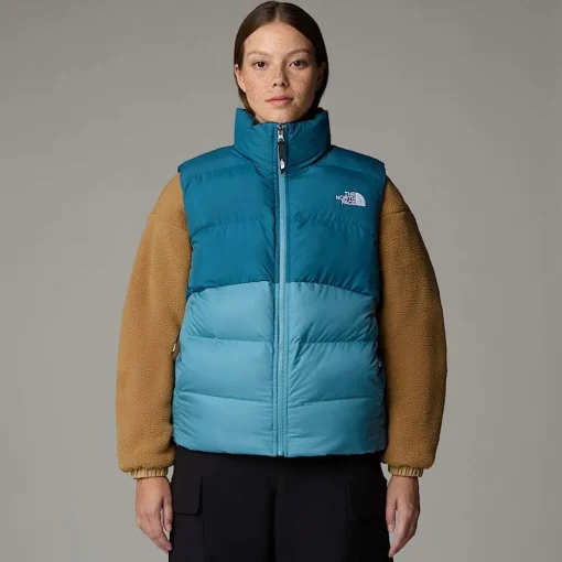 Outlet The North Face Gilet Saikuru Pour Femme Algae Blue-Mallard Blue