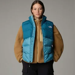 Outlet The North Face Gilet Saikuru Pour Femme Algae Blue-Mallard Blue