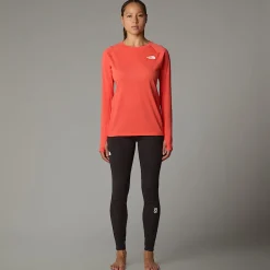 Clearance The North Face Haut à Manches Longues Summit Pro 120 Pour Femme Radiant Orange
