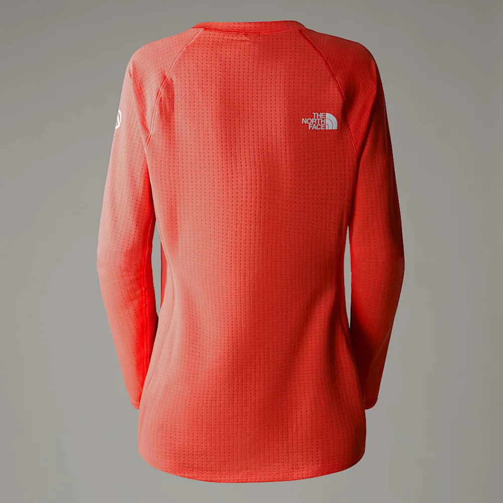 Clearance The North Face Haut à Manches Longues Summit Pro 120 Pour Femme Radiant Orange