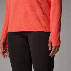 Clearance The North Face Haut à Manches Longues Summit Pro 120 Pour Femme Radiant Orange