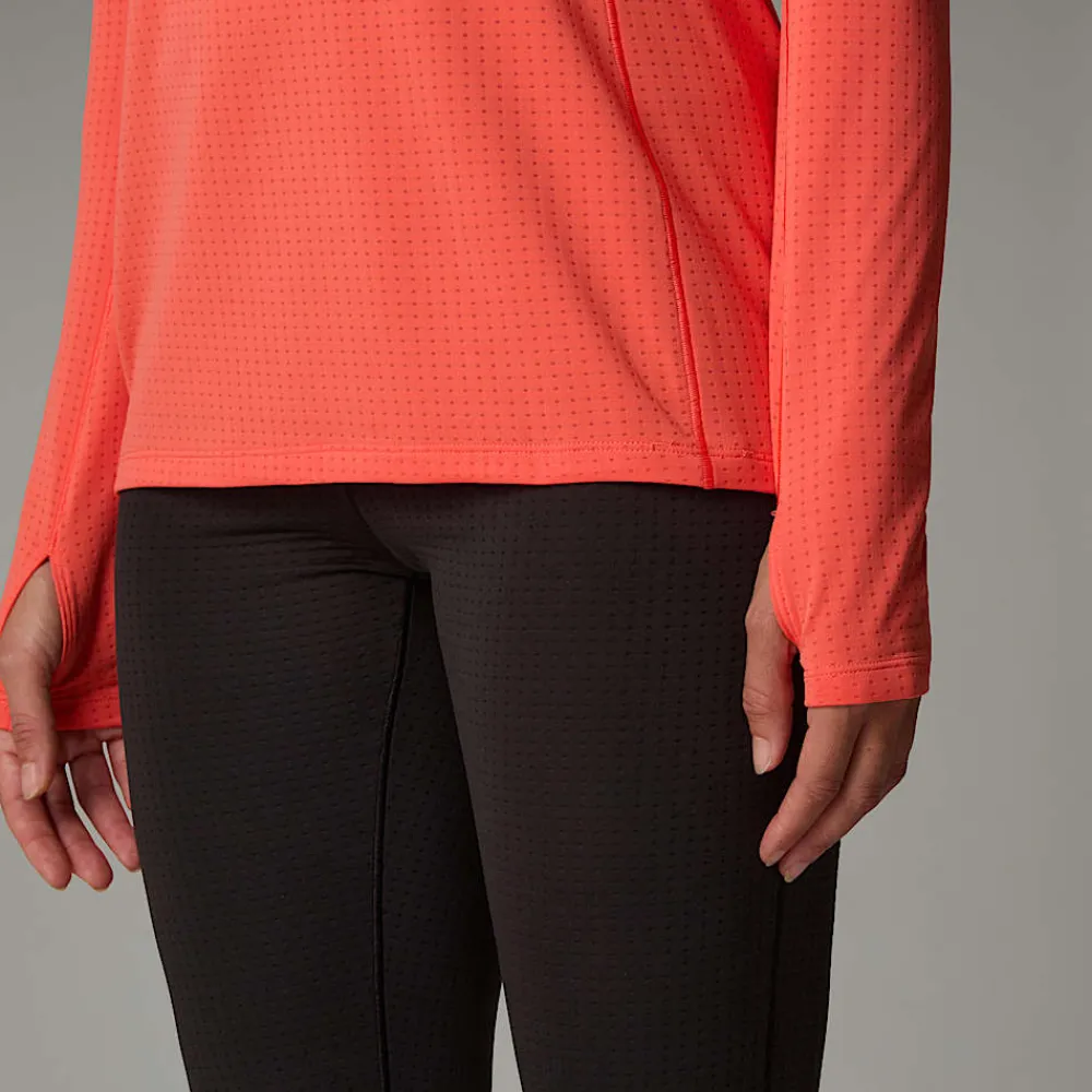 Clearance The North Face Haut à Manches Longues Summit Pro 120 Pour Femme Radiant Orange