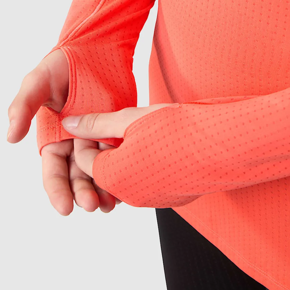 Clearance The North Face Haut à Manches Longues Summit Pro 120 Pour Femme Radiant Orange
