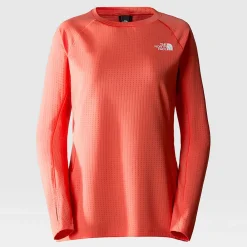 Clearance The North Face Haut à Manches Longues Summit Pro 120 Pour Femme Radiant Orange
