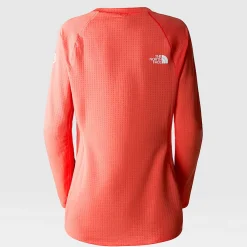 Clearance The North Face Haut à Manches Longues Summit Pro 120 Pour Femme Radiant Orange