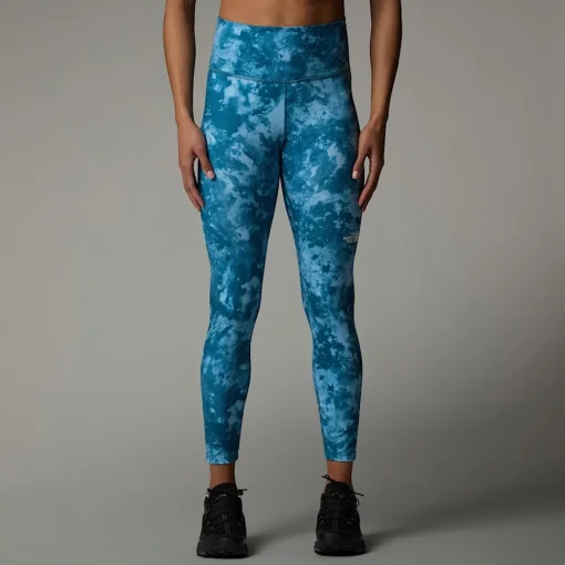 Store The North Face Legging Imprimé 7/8 Taille Haute Flex Pour Femme Mallard Blue Micro Halfdome Print