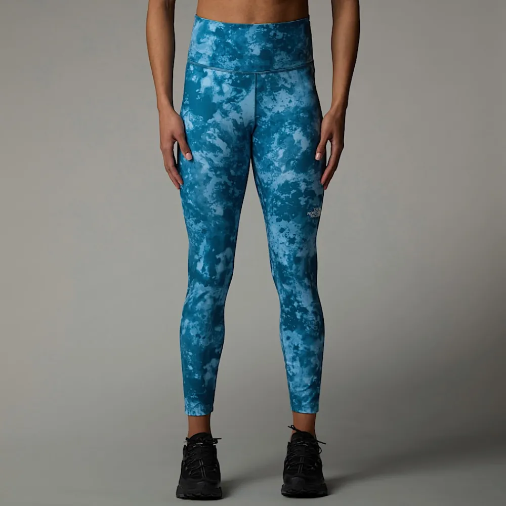 Store The North Face Legging Imprimé 7/8 Taille Haute Flex Pour Femme Mallard Blue Micro Halfdome Print