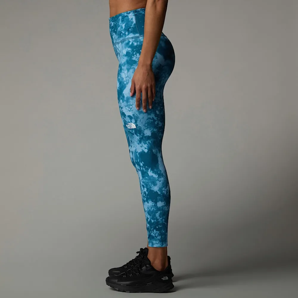 Store The North Face Legging Imprimé 7/8 Taille Haute Flex Pour Femme Mallard Blue Micro Halfdome Print