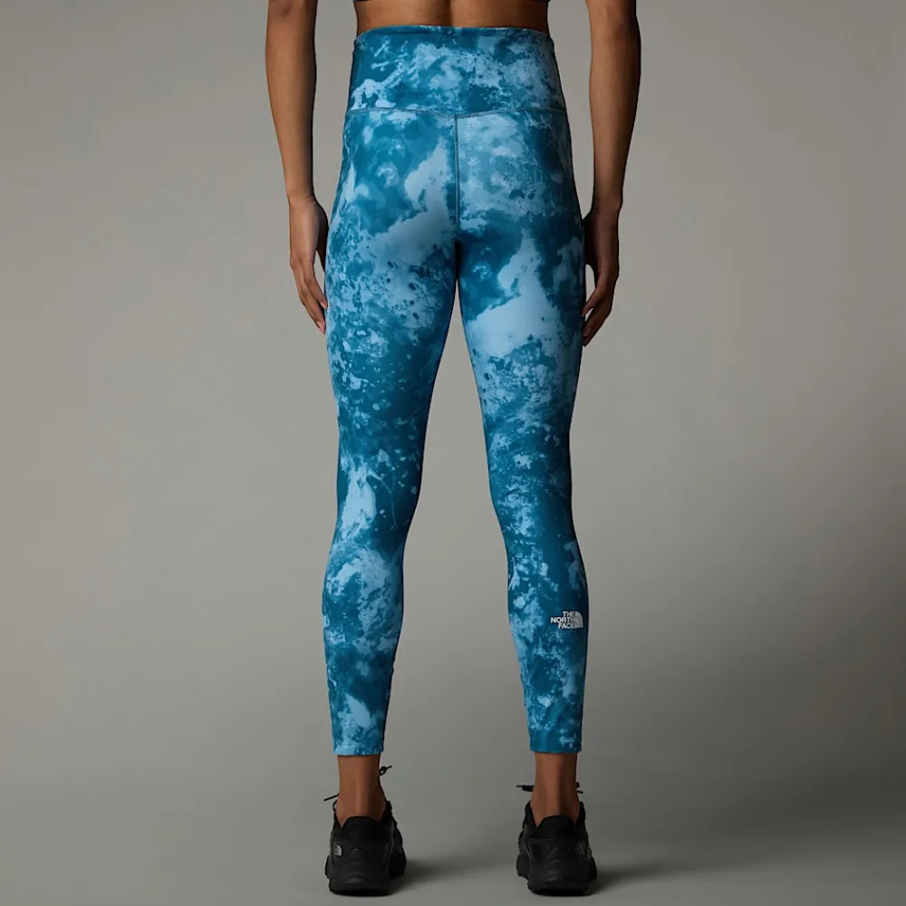 Store The North Face Legging Imprimé 7/8 Taille Haute Flex Pour Femme Mallard Blue Micro Halfdome Print
