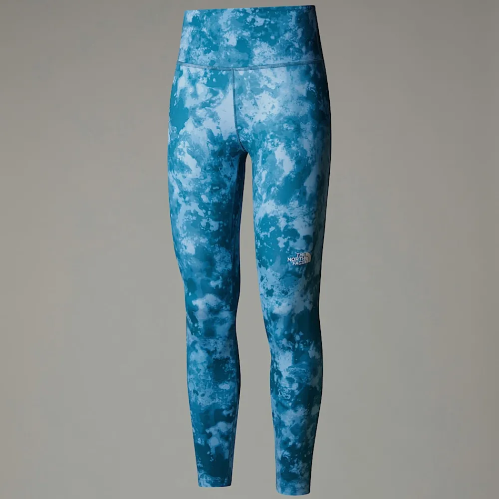 Store The North Face Legging Imprimé 7/8 Taille Haute Flex Pour Femme Mallard Blue Micro Halfdome Print