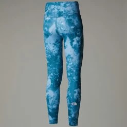 Store The North Face Legging Imprimé 7/8 Taille Haute Flex Pour Femme Mallard Blue Micro Halfdome Print