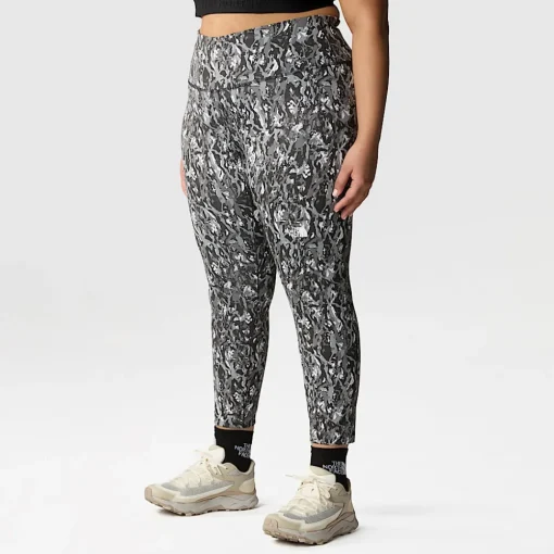Best Sale The North Face Legging Imprimé 7/8 Taille Haute Flex Grande Taille Pour Femme Asphalt Grey Abstract Lighting Print