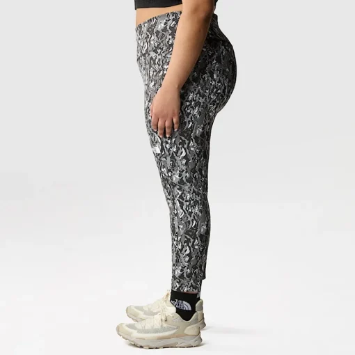 Best Sale The North Face Legging Imprimé 7/8 Taille Haute Flex Grande Taille Pour Femme Asphalt Grey Abstract Lighting Print