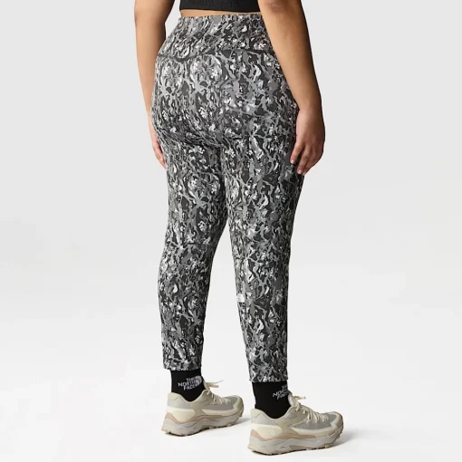 Best Sale The North Face Legging Imprimé 7/8 Taille Haute Flex Grande Taille Pour Femme Asphalt Grey Abstract Lighting Print
