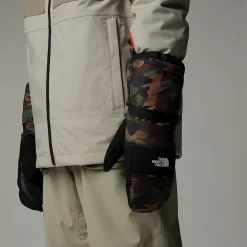 Fashion The North Face Moufles De Ski Montana Pour Homme TNF Black TNF Camo Print