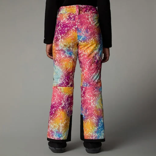 Sale The North Face Pantalon Isolant Freedom Pour Fille Radiant Poppy Blowing Wind Print