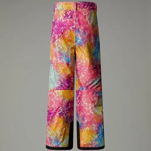 Sale The North Face Pantalon Isolant Freedom Pour Fille Radiant Poppy Blowing Wind Print