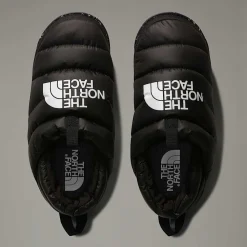 Cheap The North Face Pantoufles D'hiver Nuptse Pour Homme TNF Black-TNF White