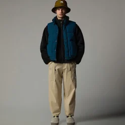 Hot The North Face Pantoufles En Velours Côtelé Nuptse Street Pour Homme CLAY GREY/CAVERN GREY