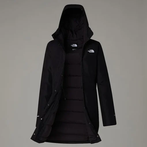 Hot The North Face Parka Brooklyn Pour Femme TNF Black-NPF