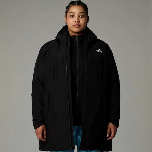 Outlet The North Face Parka Grande Taille Isolante Hikesteller Pour Femme TNF Black-NPF