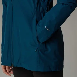 Online The North Face Parka Imperméable Hikesteller Pour Femme Midnight Petrol