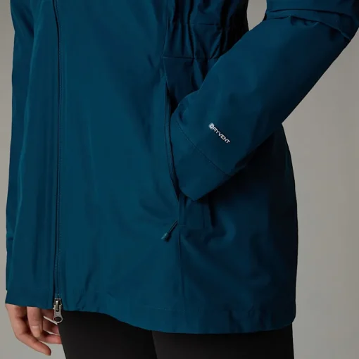 Online The North Face Parka Imperméable Hikesteller Pour Femme Midnight Petrol