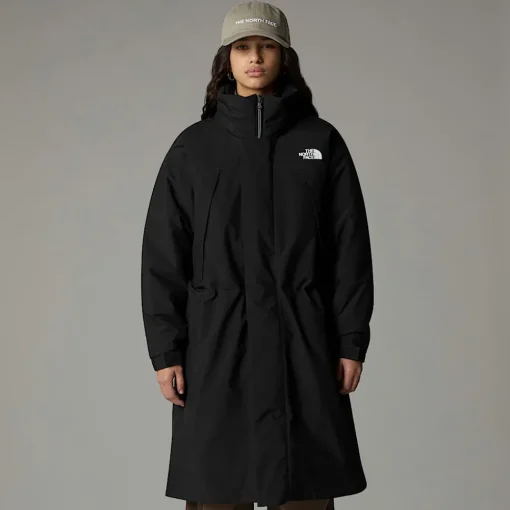 Clearance The North Face Parka Longue Rembourrée Pour Femme TNF Black