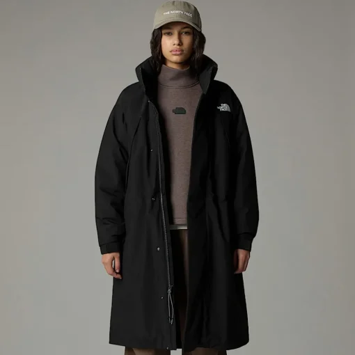 Clearance The North Face Parka Longue Rembourrée Pour Femme TNF Black