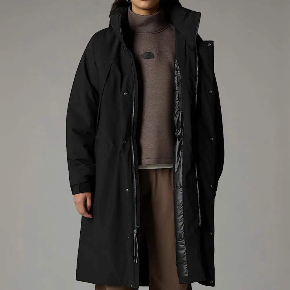 Clearance The North Face Parka Longue Rembourrée Pour Femme TNF Black