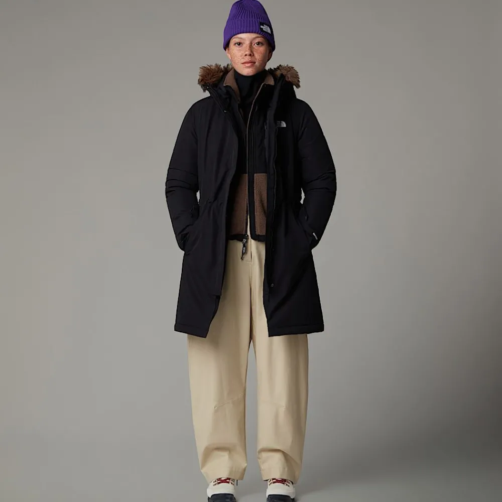 Sale The North Face Parka Recyclée Zaneck Pour Femme TNF Black-TNF Black