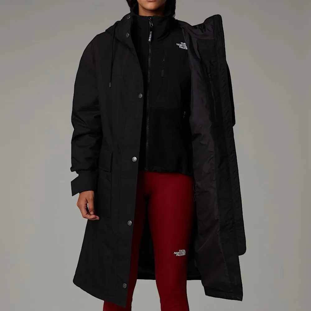 Shop The North Face Parka Reign On Pour Femme TNF Black