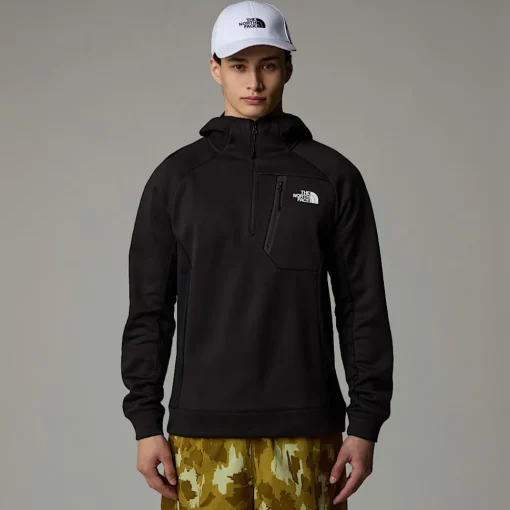 Sale The North Face Polaire à Capuche Et Col Zippé Mountain Athletics Pour Homme TNF Black