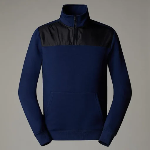 Hot The North Face Polaire à Col Zippé Duwoni Pour Homme Summit Navy-TNF Black-NPF