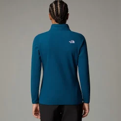 Hot The North Face Polaire à Col Zippé 100 Glacier Pour Femme Midnight Petrol