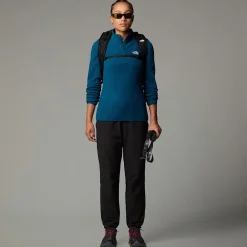 Hot The North Face Polaire à Col Zippé 100 Glacier Pour Femme Midnight Petrol